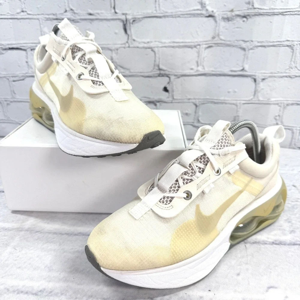 Nike Air Max 2021 GS Summit‎ White Sneakers Youth 7Y Women's 8.5